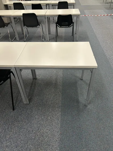 Small Exam Desk - White 0.90x0.60