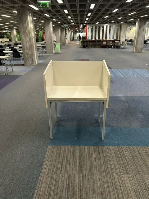 1-Seater Study Table with Divider