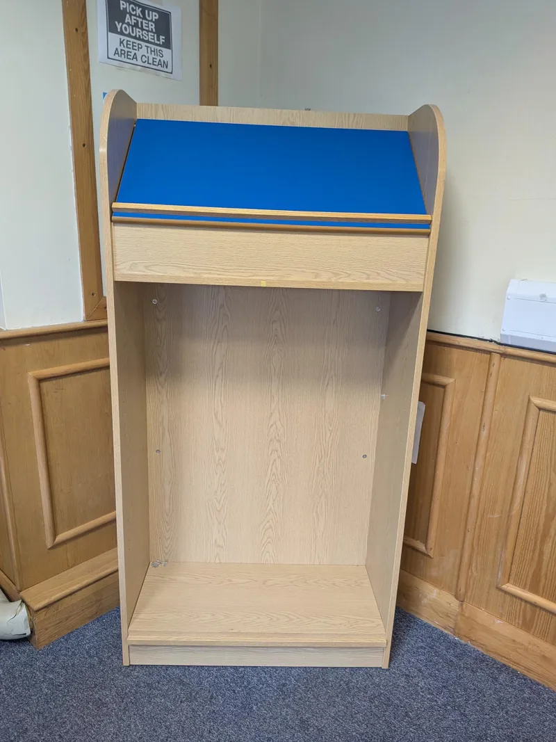 Information shelving/display, for leaflets etc