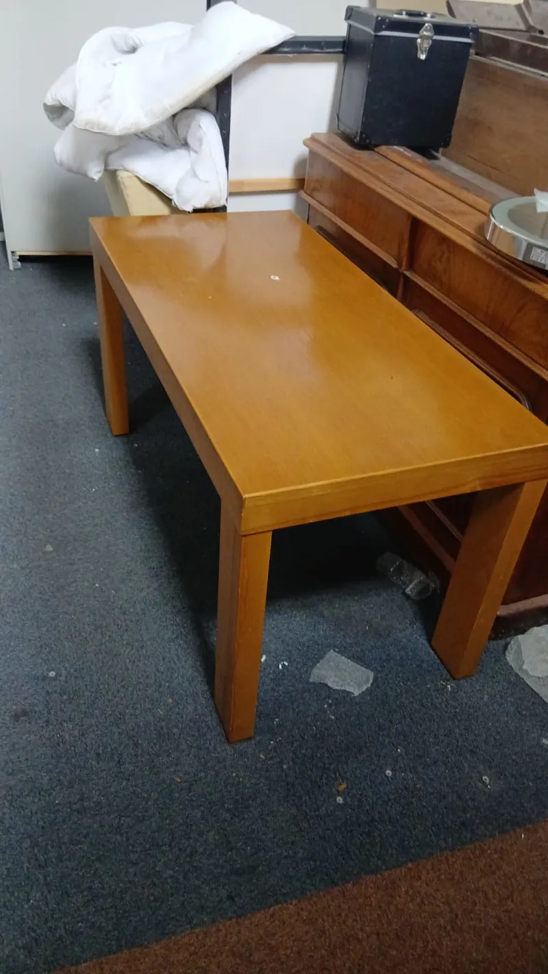 Coffee table - Wooden, rectangular