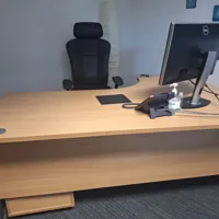 L shaped office desk