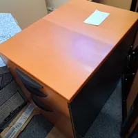 Small under-desk 3-drawer filing cabinet